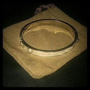 Michael Kors Silver Pave Crystal Bracelet